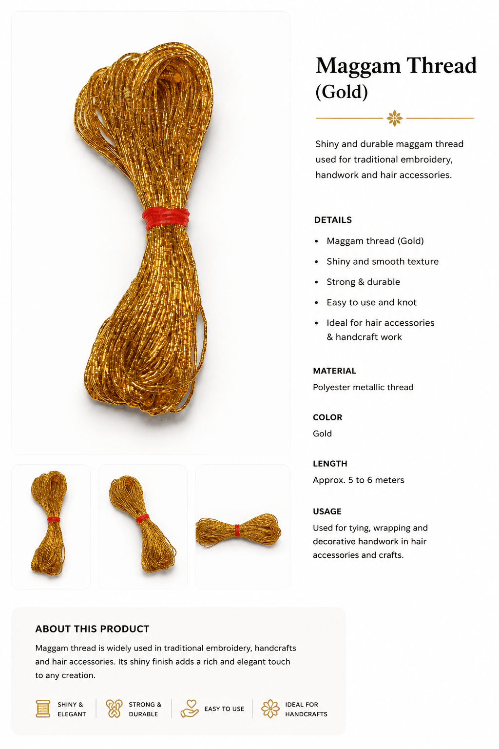 Golden Thread — main view